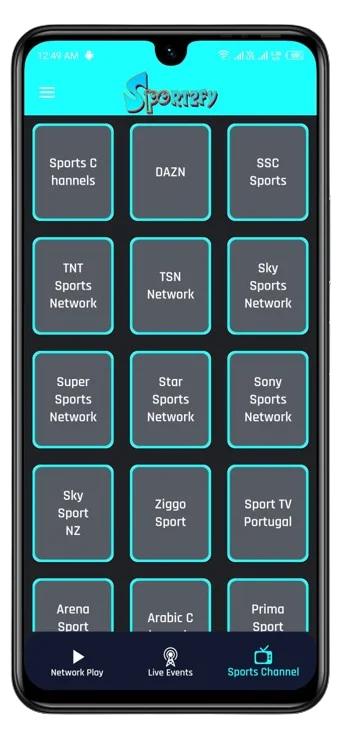 Sportzfy TV App